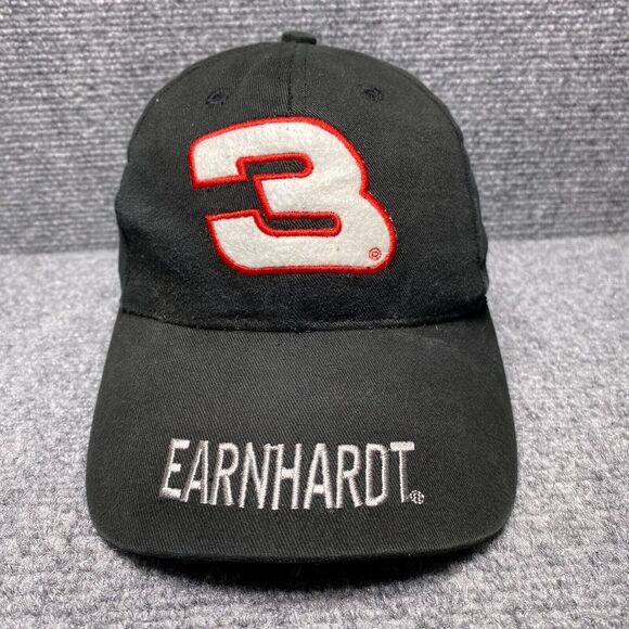 Dale Earnhardt Hat Cap Strap Back Mens NASCAR Winners Circle Black Intimidator 3 - Picture 1 of 9